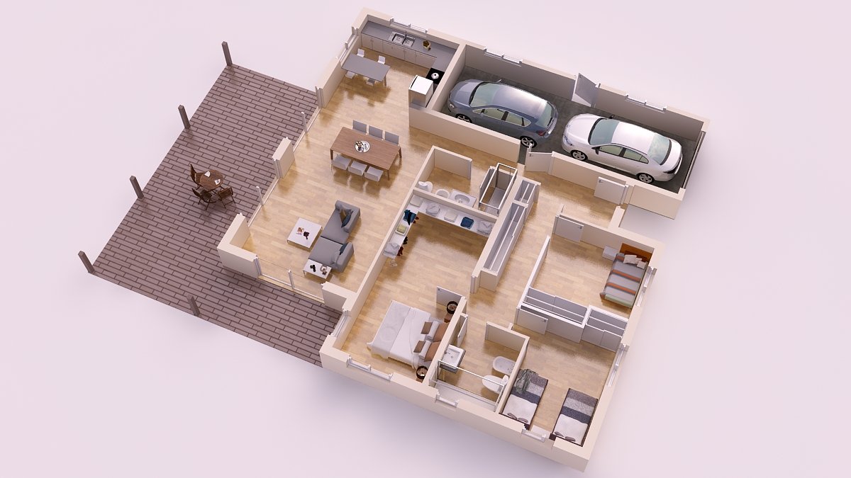 MODELO 63 Casa 180 m2 - Imagen 3
